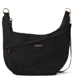 NWT Kedzie Black Atlas Crossbody